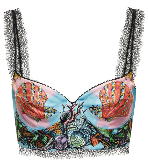 Versace Trésor De La Mer Silk Bralette 